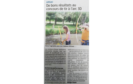 3D Arsac 4 juin 2023. Photos